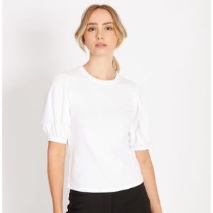 LOFT Puff Sleeves Tee Medium